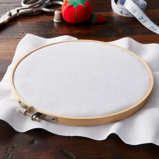 30 Pack: 7&#x22; Wooden Embroidery Hoop by Loops &#x26; Threads&#x2122;